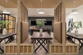 24-Hour business center, conference room and work stations