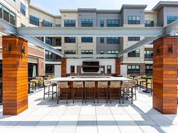 Outdoor dining area