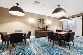 Chatham apartment for rent - a dining room with tables and chairs and lights at The Ivy, Chatham