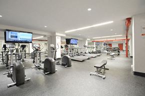 Washington apartment for rent - the gym is equipped with state of the art gym equipment