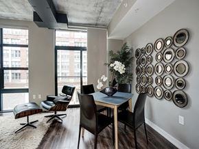 Washington apartment for rent - a view of a living room with a window and a table at Coda on H Apartments, District of Columbia 20002