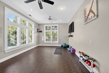 Yoga and aerobics studio