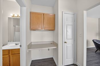 Built-in computer nooks available*
