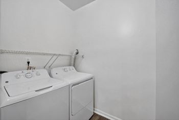 Full-size washers and dryers