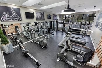 Fitness center with updated equipment