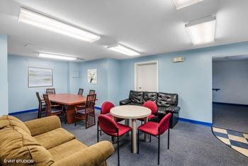 Community center with kitchenette for entertaining