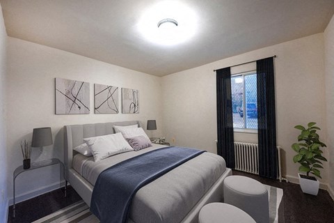 Floor plan for 1 bed, 1 bath, 625 sqft