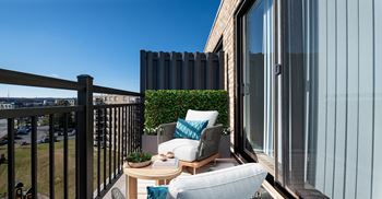 Patios or balconies available