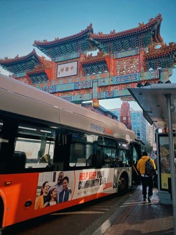 Near metro bus service