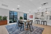 Williamsburg apartment for rent - A dining room with a table set for four.