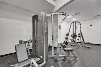 24-Hour fitness with cardio, free weights, and equipment