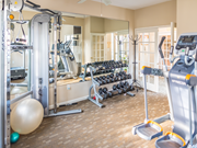 Towson apartment for rent - fitness center at Versailles Apartments, Towson, MD