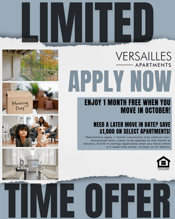 Towson apartment for rent - Versailles Apartments