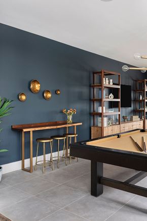 Murfreesboro apartment for rent - a game room with a pool table and a bar at The Cannon, Murfreesboro, TN 37130