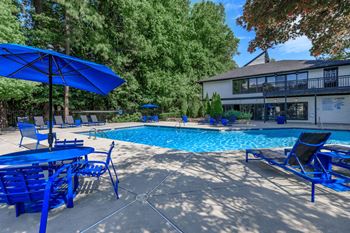 Swimming pool with tanning beds