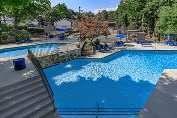 Sparkling swimming pool