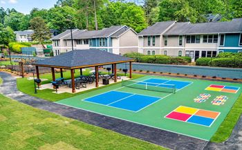 Spacious outdoor games area