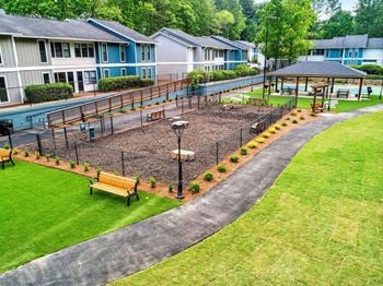 Spacious dog park