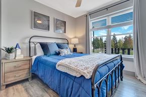 Portland apartment for rent - Bedroom With Expansive Windows at Latitude at South Portland Apartment, Maine, 04106