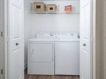 Washer and dryer in unit