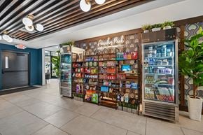 Columbus apartment for rent - Community Market with snacks, drinks, and other various items.