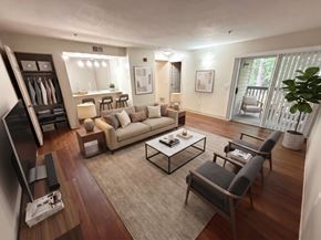 Lebanon apartment for rent - A living room with a couch, chairs, and a television.