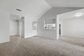 Little Rock apartment for rent - 202- Statesman Floorplan Living and Dining Area
