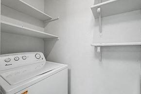 Little Rock apartment for rent - 202- Statesman Floorplan Laundry Room