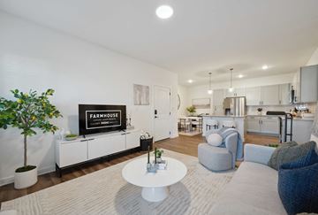 Murfreesboro apartment for rent - a living room with a couch and a table