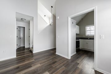 Prairie Village apartment for rent - A kitchen area with a sink and a window.