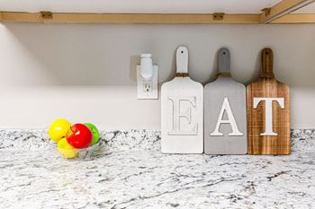 A kitchen counter