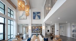 Clearwater apartment for rent - Interior shot of the clubroom featuring seating areas