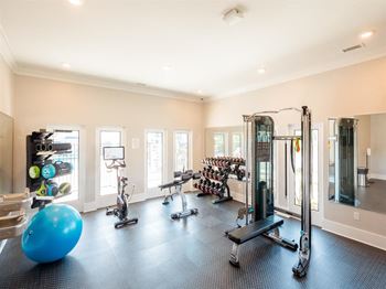 Modern fitness center