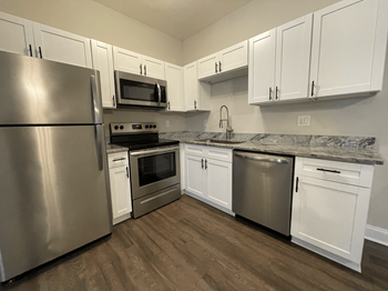 Chef-inspired kitchens feature stainless steel appliances