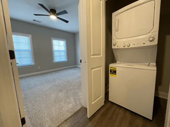 Washer and dryer in unit