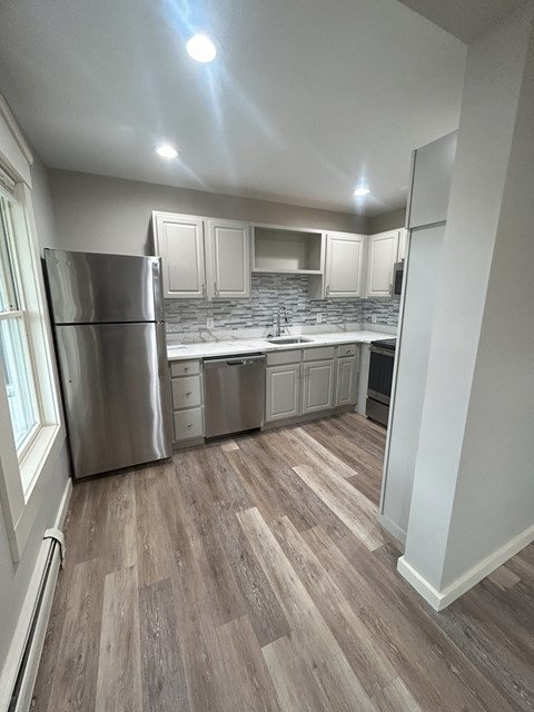 Floor plan for 1 bed, 1 bath, 550 sqft