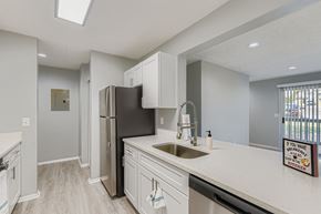 College Park apartment for rent - Spa Inspired Bathroom at Keita 1875, Georgia