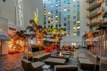 Courtyard lounge areas
