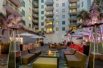Courtyard lounge areas