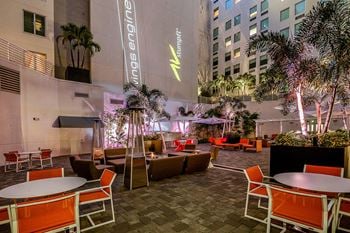 Courtyard lounge areas