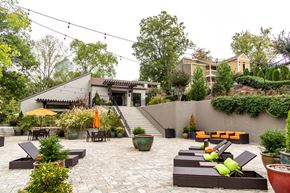 Atlanta apartment for rent - Patio at The Halsten at Vinings Mountain Apartments, Georgia, 30339