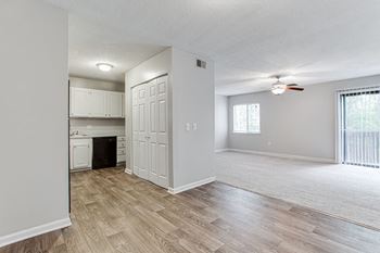 Spacious one, two and three bedroom floorplans