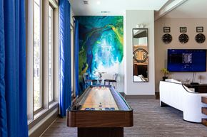 Atlanta apartment for rent - Game Room With Shuffle Board at The Metro Apartments, Atlanta