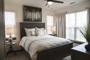 Louisville apartment for rent - Bedroom With Ceiling Fan at Century Belmont Station, Kentucky