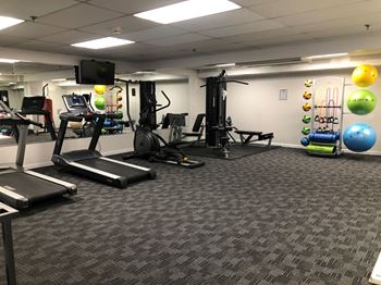 Modern fitness center