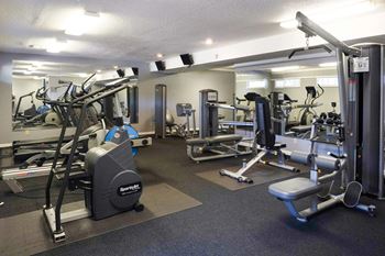 Fully equipped fitness center w/ free weightsselected