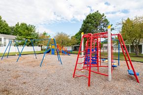 Columbus apartment for rent - our playground is equipped with a variety of equipment for children to play on