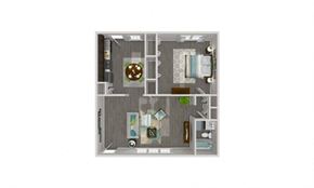 Atlanta apartment for rent - a 2132 sq ft floor plan  1 bedroom