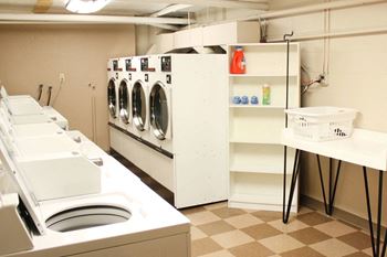 On-site laundry center