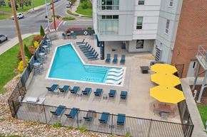Roanoke apartment for rent - Aerial Pool View at Century Bridges, Roanoke, VA 24016
